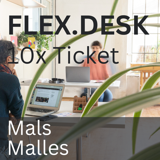 [Coworking] +Flex Desk 10x - Mals